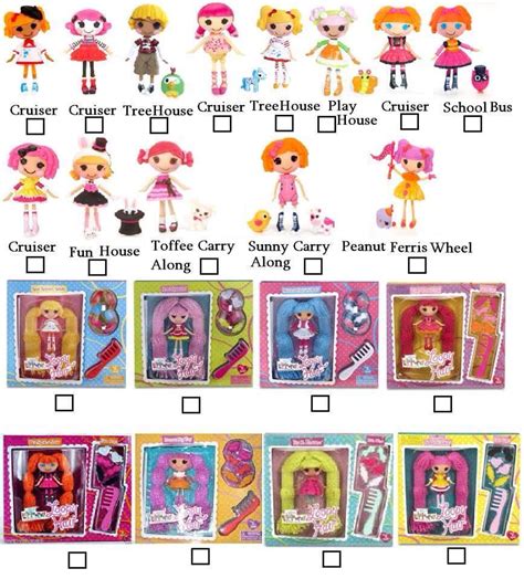 lalaloopsy toys|list of all lalaloopsy dolls.